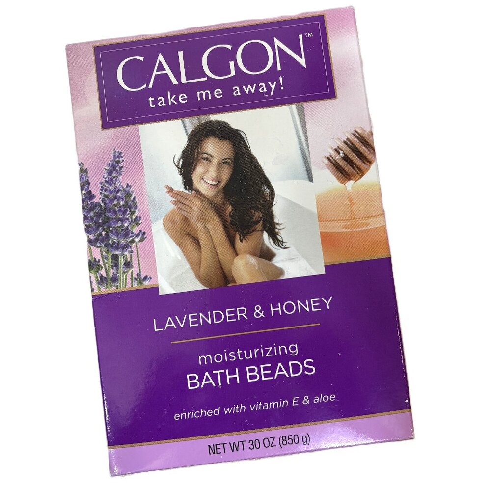 Calgon Take Me Away Lavender Honey Moisturizing Bath Beads Ultra-Moist NWT